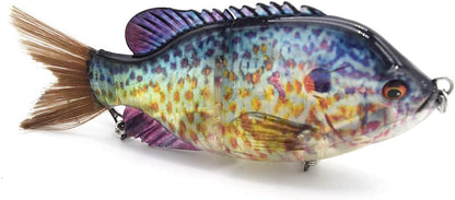 5.9in Multi Jointed Swimbait Fishing Lures Bait,2 Segment Big Giant Sinking Fishing Bass