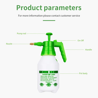 Garden Pump Sprayer,68oz/34oz Hand-held Pressure Sprayer Bottle for Lawn with Safety