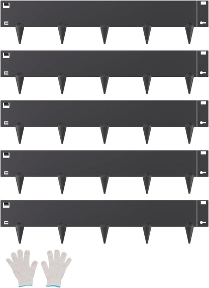 VEVOR Steel Landscape Edging, 5 Packs 39 x 5 in Rust-Resistant Metal Landscape Edging, Bendable