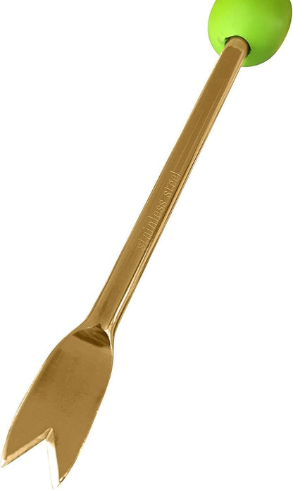 Garden Guru Titanium Dandelion Weeder Tool - Rust Resistant - Ergonomic Handle - Weed Puller for