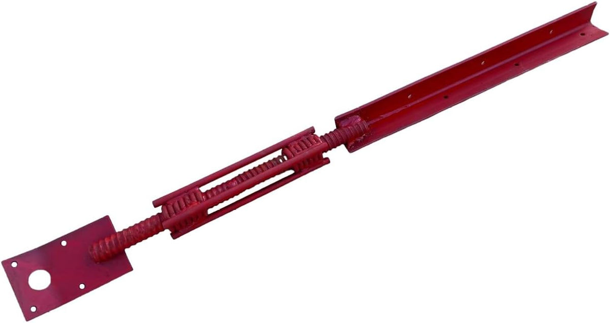 Sandbaggy Concrete Turnbuckle Form Aligner with 5" x 3" Bent Plate (35" - 37.5" Length) - Rust