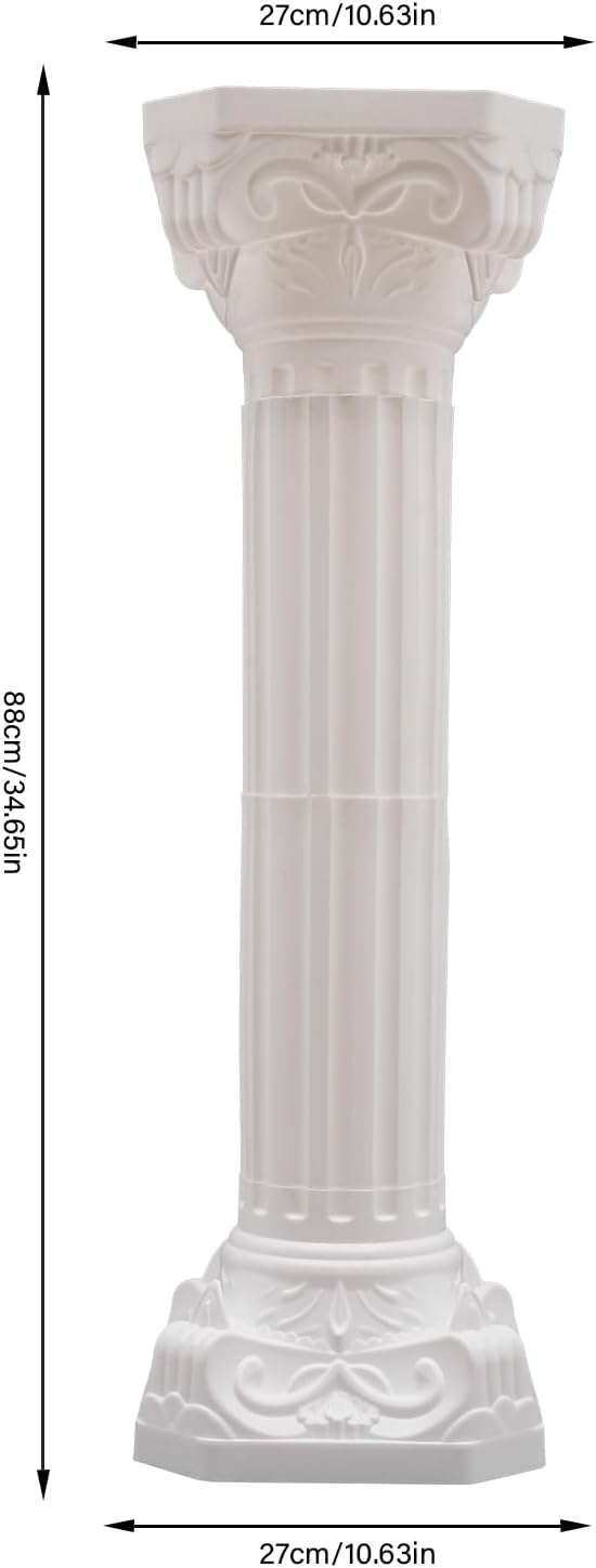 Roman Columns Wedding Column Stand Roman Pillar Plant Stand Plastic Greek Column Statue Pedestal