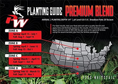 Premium Blend | Select Seed Blends | Food Plot Seeds for Deer | Perennial | All Season High Protein