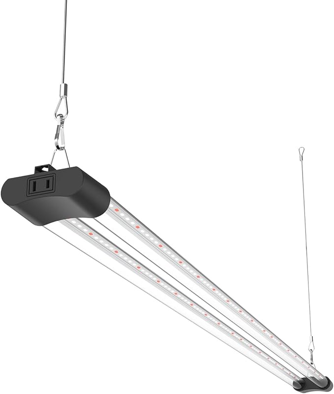 LED Grow Light Full Spectrum Light Linkable 5000K Daylight + 660nm Red Indoor Plant Lighting