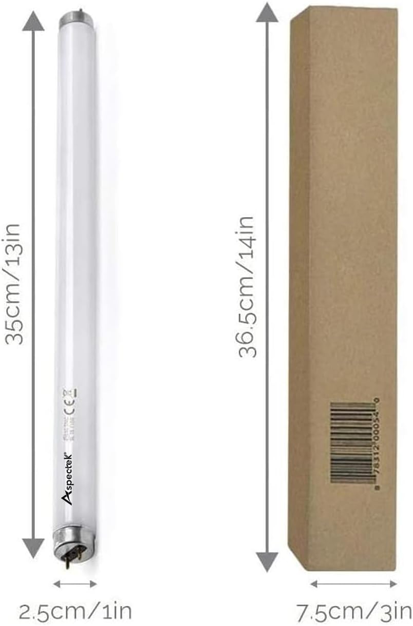 ASPECTEK Bug Zapper Mosquito UV Lamp Replacement Bulbs - Pack of 2X 10W UV Light Tubes, Compatible