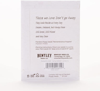 Bentley Seed Co. | Memorial Cardinal Celebration of Life Funeral Favors for Guests | Non-GMO