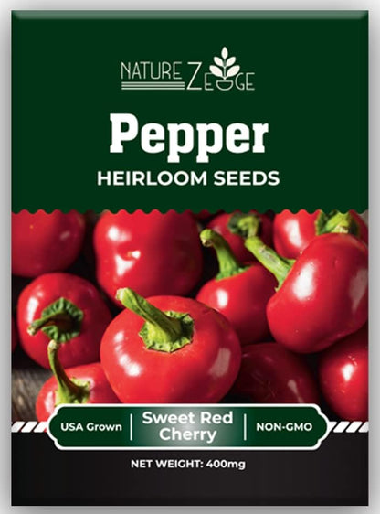 Sweet Pepper Seeds for Planting, Sweet Banana Pepper Seeds, Pepperoncini, Sweet Cherry Pepper