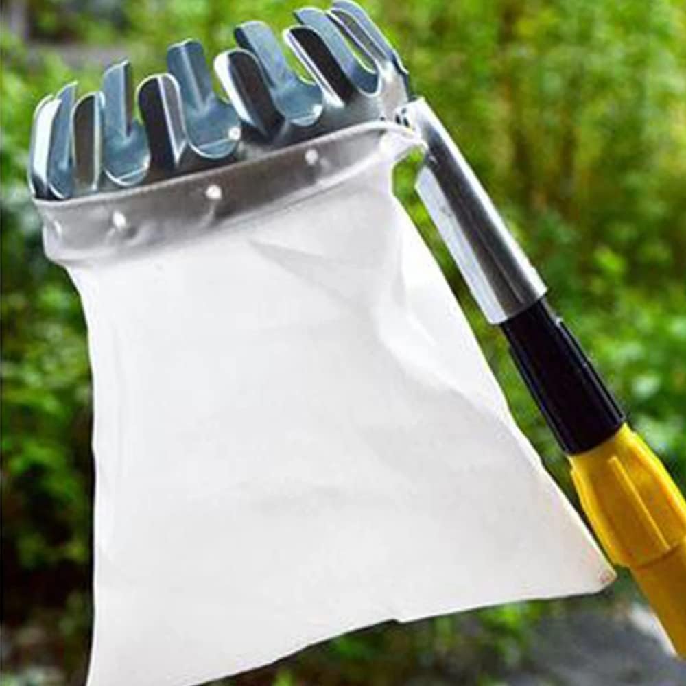 SagaSave Fruit Picker Pole Tool, Apple Orange Picker Pole Tool with Basket for Avocado Acorn Lemon