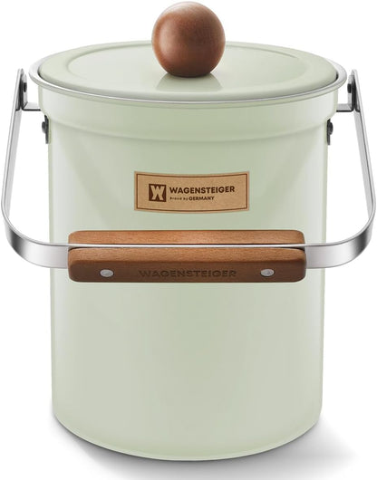 Kitchen Countertop Compost Bin 101Ounces / 3Liter with Airtight Lid, SUS304 Stainless Steel
