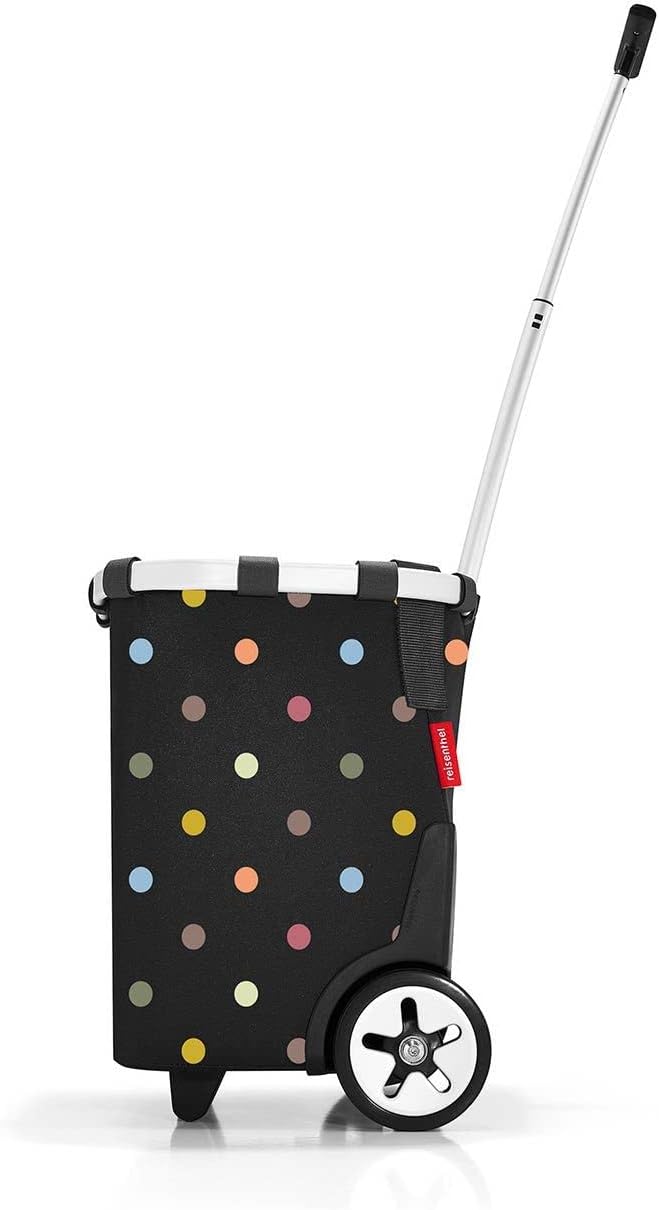 reisenthel carrycruiser dots - Portable Shopping Trolley with Sturdy Aluminum Frame, Shoulder Strap