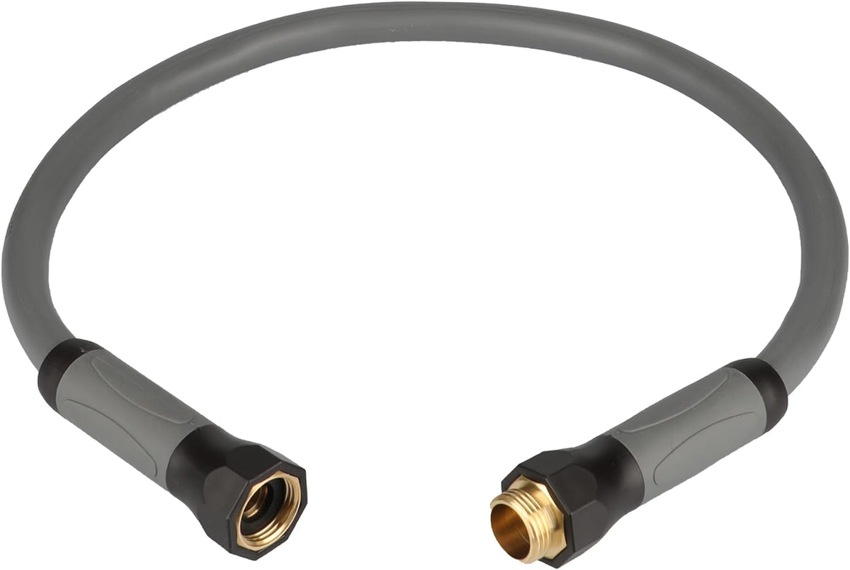 YOTOO Heavy Duty Hybrid Garden Lead in Water Hose 5/8-Inch by 1.28-Feet 150 PSI, Kink Resistant