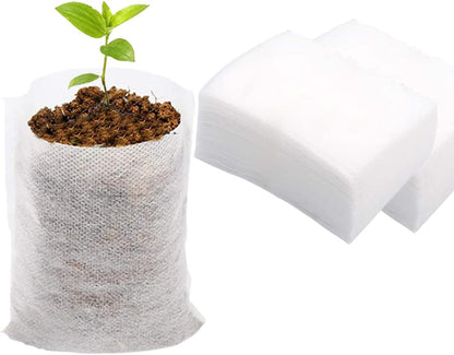 gardtree Small Plant Nursery Bags 3.1" * 3.9" 400PCS, Non-Woven Biodegradable Plant Grow Bags