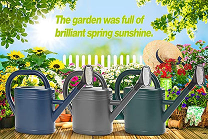 Watering Can 1 Gallon for Indoor Plants, Garden, Outdoor Plant House Flower, Gallon Large Long