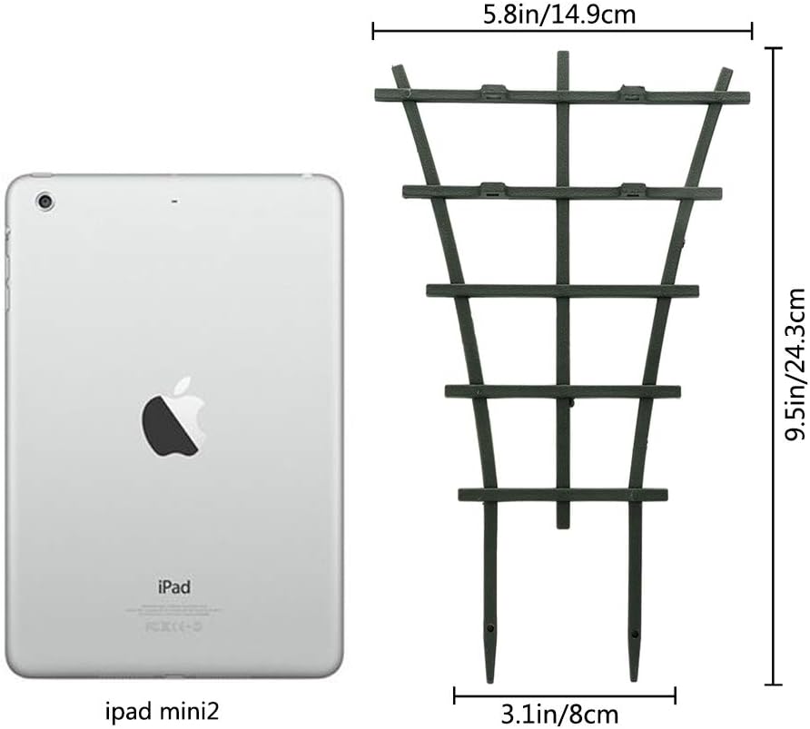 Plant Trellis Indoor, 6Pcs Stackable Plant Trellis for Climbing Plants Indoor, Small Plant Climbing