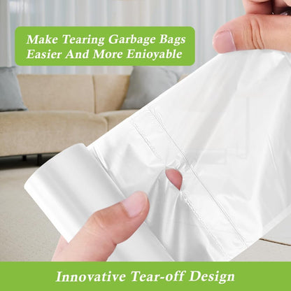 180 Counts 2 Gallon (1.8-2 Gal) Small Trash Bags Garbage Bags by RayPard, fit 1.6,1.8,2,2.2 Gal