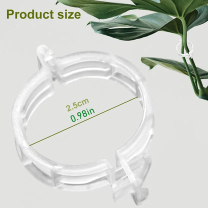 AIIONP 100 PCS Plant Support Clips Reusable Garden Clips, Secured Plastic Plant Clips, Tomato