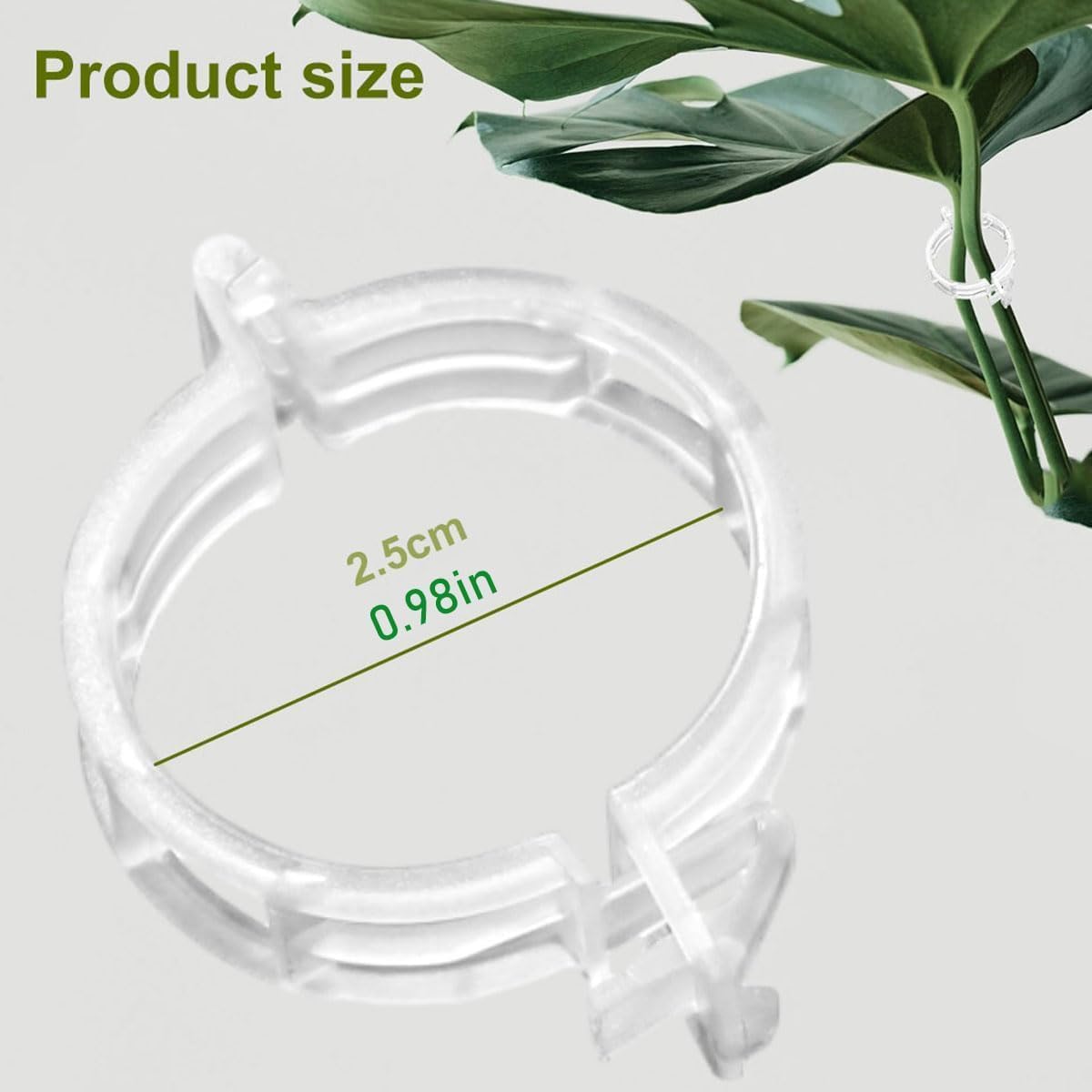 Plant Support Clips Reusable Garden Clips, Secured Plastic Plant Clips, Tomato Support Clips for