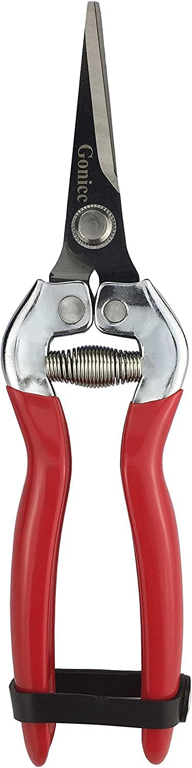 gonicc Professional Micro-Tip Pruning Snip (GPPS-1008), Small Garden Hand Pruner & shears For