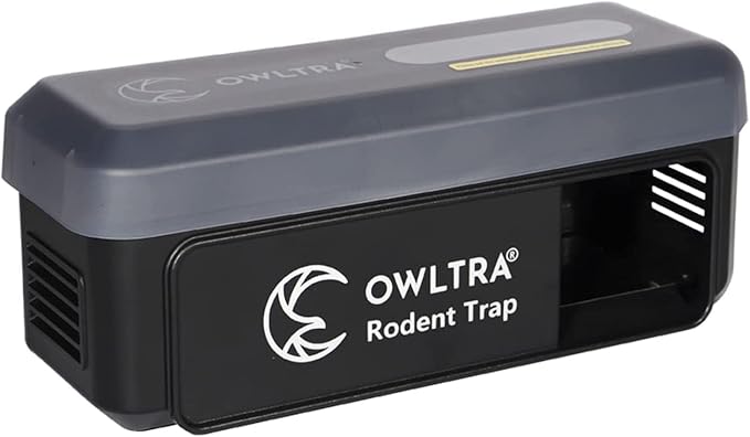 OWLTRA OW-7 in-/Outdoor Electric Rodent Trap, Instant Kill Mouse & Rat Zapper with Waterproof