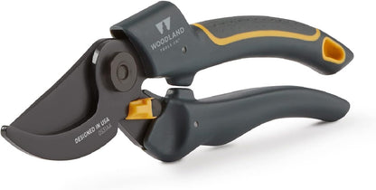 Woodland Tools Co. Duralight Bypass Pruning Shears – 5/8" Cut Capacity, Lightweight Hand Pruner