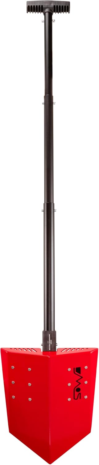 DMOS Delta Shovel - Collapsible Heavy-Duty Steel Folding Shovel for Camping, Overlanding, Survival