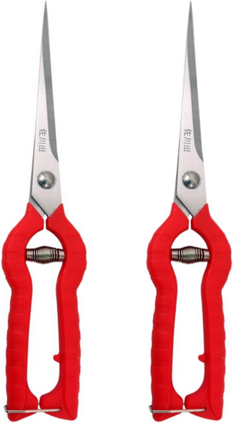 2pack Zsling Extra Long Edge Stainless Steel Pruning Shears Fruit Trees Bonsai Sharp Garden