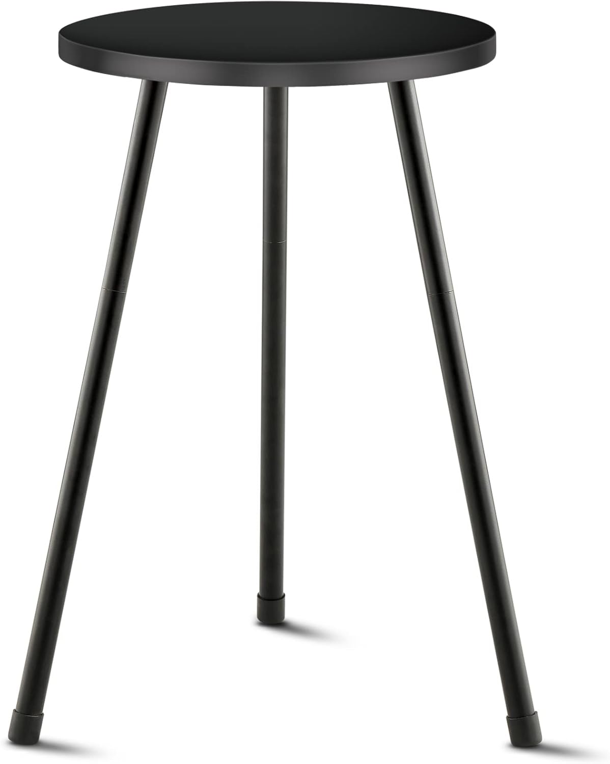Tall Plant Stand, Mid Century Wood Indoor Plant Stand Black Plant Table for Flower Pots, Metal