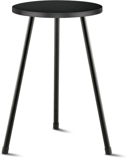 Tall Plant Stand, Mid Century Wood Indoor Plant Stand Black Plant Table for Flower Pots, Metal