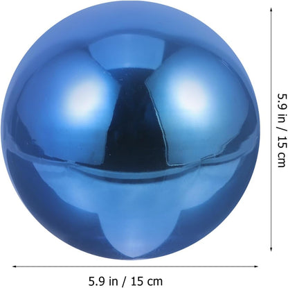 PRETYZOOM Stainless Steel Mirror Reflective Gazing Ball for Yard Decor Outdoor Garden Sculpture