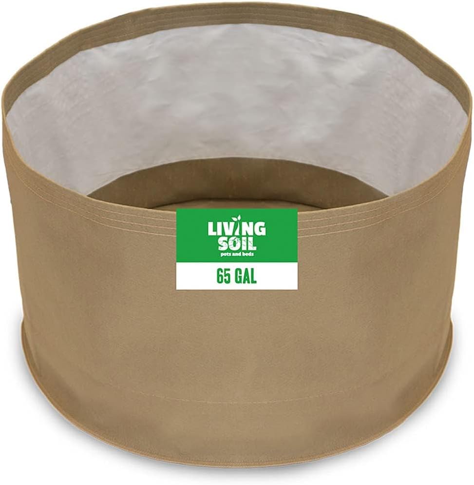 Sustainable Village Blumat Grow Bags - 65-Gallon Fabric Pots for Plants - Breathable Waterproof