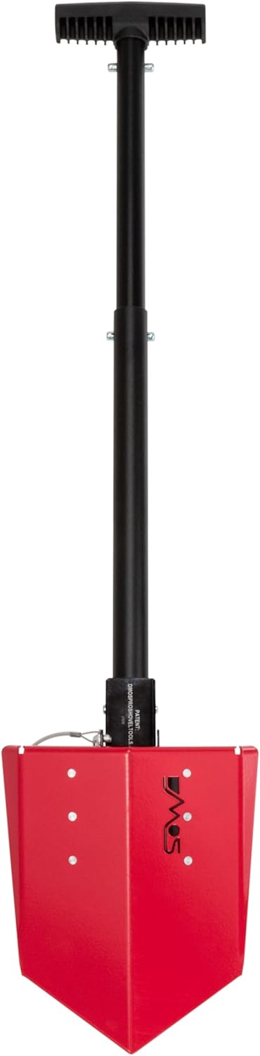 DMOS Delta Shovel - Collapsible Heavy-Duty Steel Folding Shovel for Camping, Overlanding, Survival
