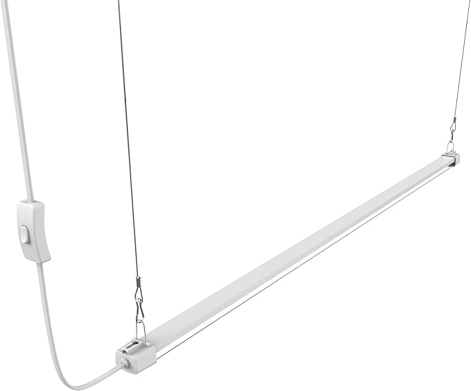 LED Grow Light 4FT Full Spectrum Compact Linkable Lighting Fixture for Indoor Greenhouse Year Round