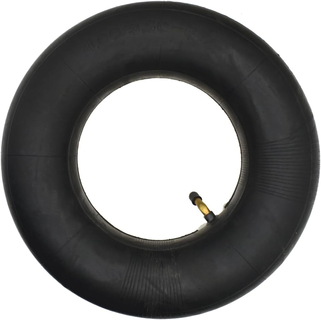 4.00/3.50-6 Replacement Inner Tube with TR87 Bent Valve Stem (1 Pack), for Hand Trucks, Utility