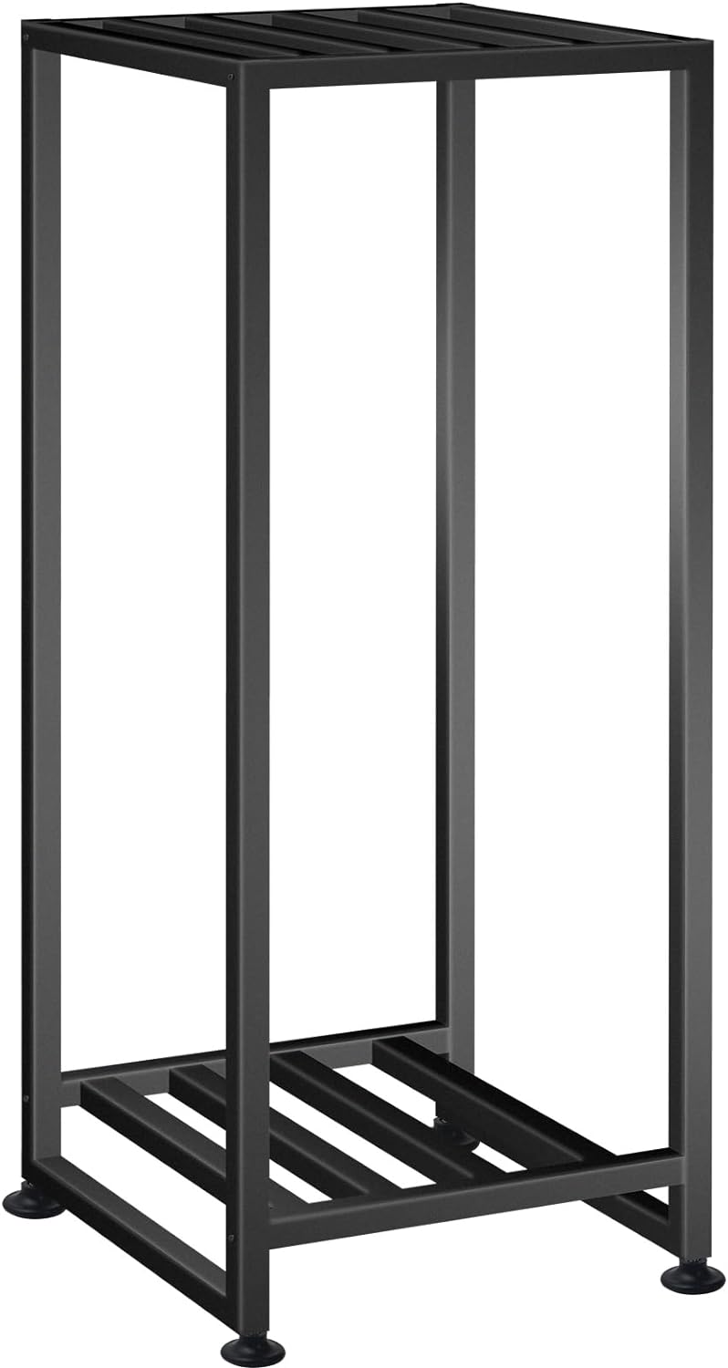 Plant Stand Indoor Outdoor, Wrought Iron Plant Stands 2 Tier Heavy Duty Metal Pedestal Stand