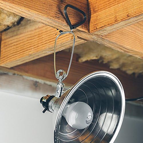 Simple Deluxe Clamp Lamp Light with 8.5 Inch Aluminum Reflector Up to 150 Watt E26 Socket (No Bulb