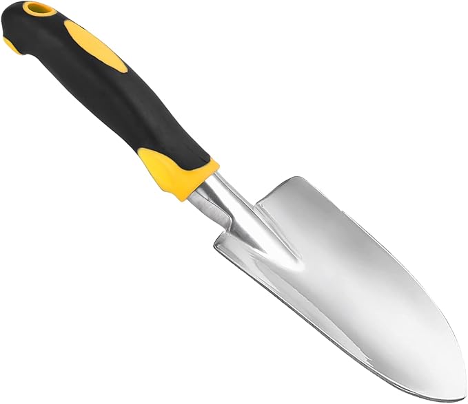 Thovorrnl Garden Shovel Hand Trowel Mini Shovel Aluminum Cast-Aluminum Heavy Duty Gardening Tool