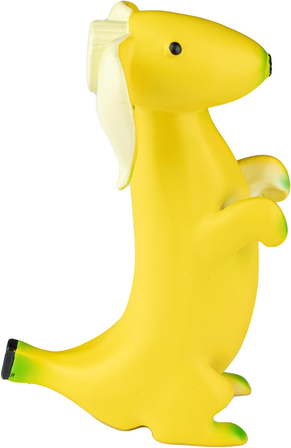WELLMILLER Banana Dog Statue Garden Statues Cute Dog Resin Art Collectible Figurines,Home/Office