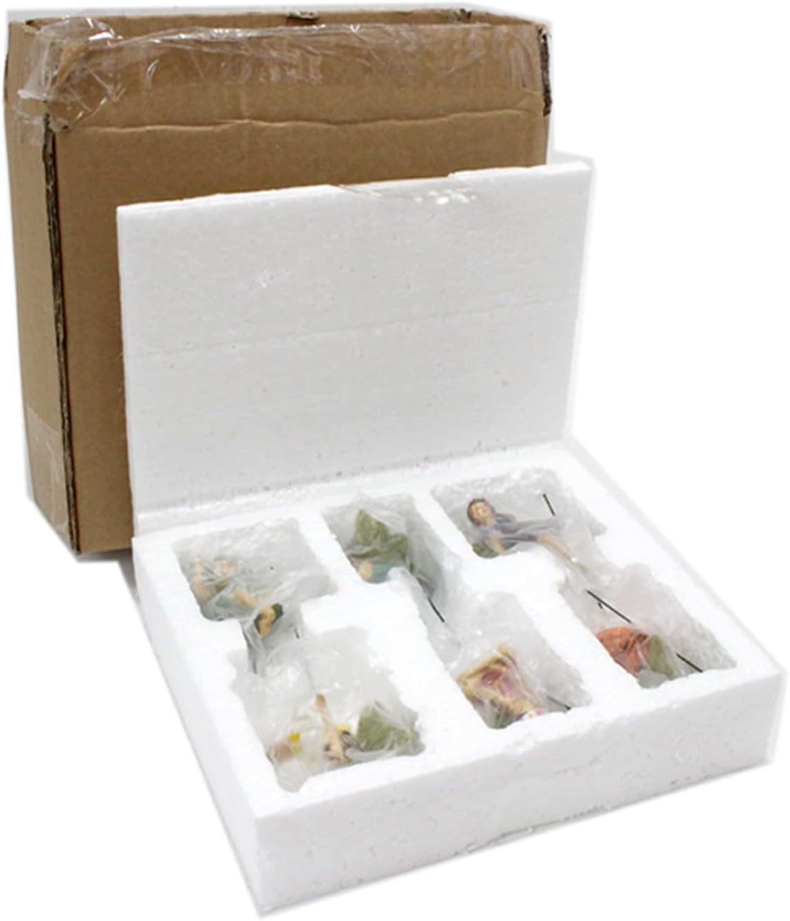 Miniature Fairies Figurines (6pcs) - Decor for Outdoor & Indoor Gardens & Homes, Vintage Resin