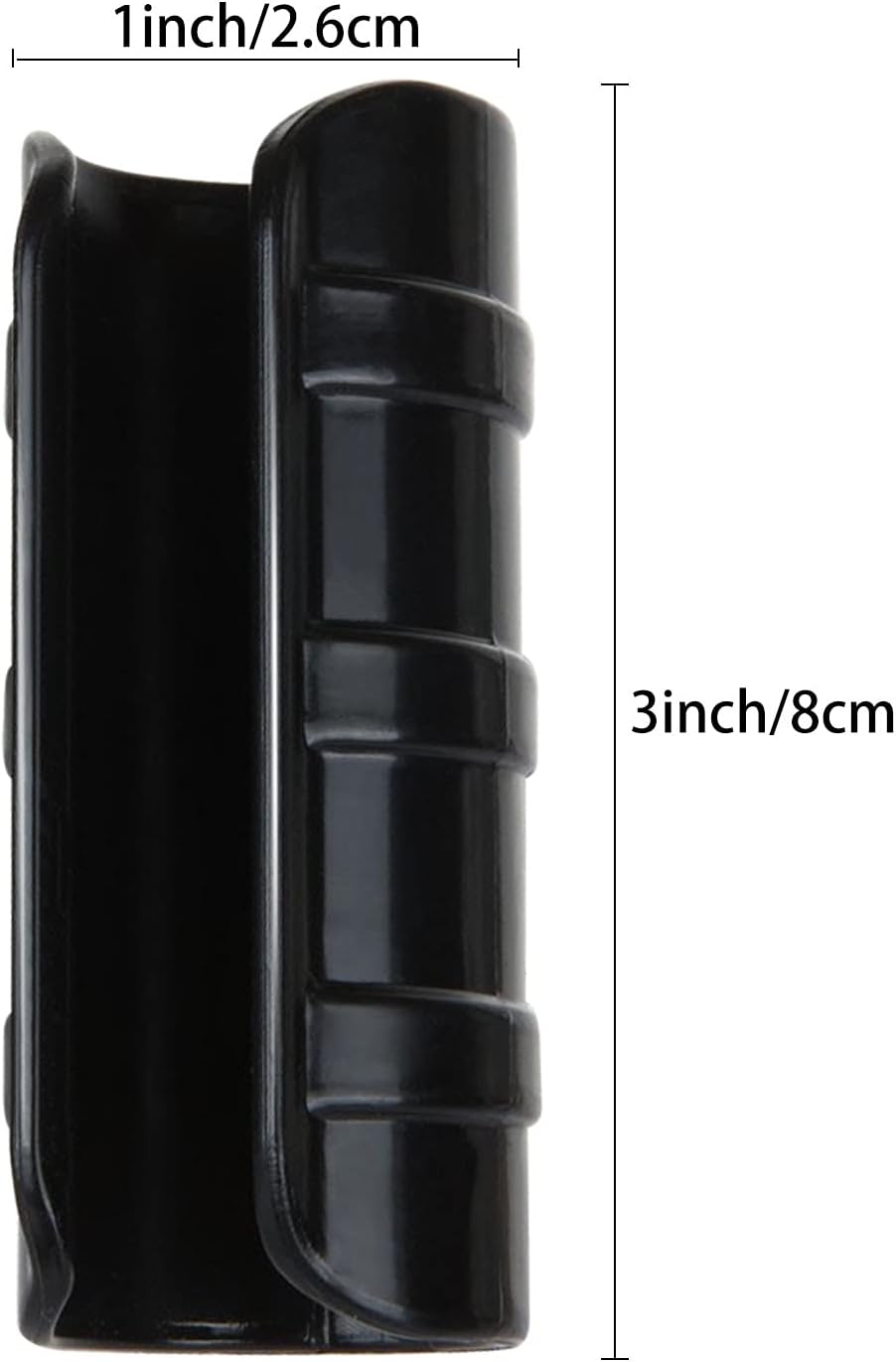 50 PCS 1 inch Greenhouse Clamps Clips 26mm Black ABS Snap Clamp Tube Clip Garden Buildings Tube