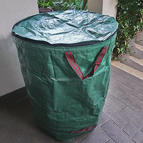 79 Gallons Lawn Leaf Bags, Yard Waste Bag, Reusable Gardening Leaf Collet Bag, Patio Garden Weed