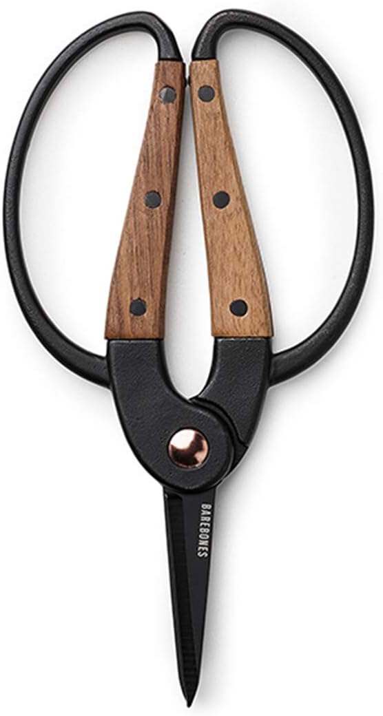 Barebones Garden Scissors - Walnut Scissors - Garden Supplies and Indoor Plant Accessories - Plant
