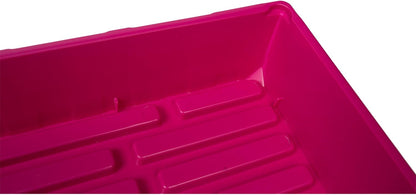 SUNPACK 10" x 20" Mega Plastic Seed Starting Tray, Magenta, 2.5" (Pack of 30) - No Drainage Holes