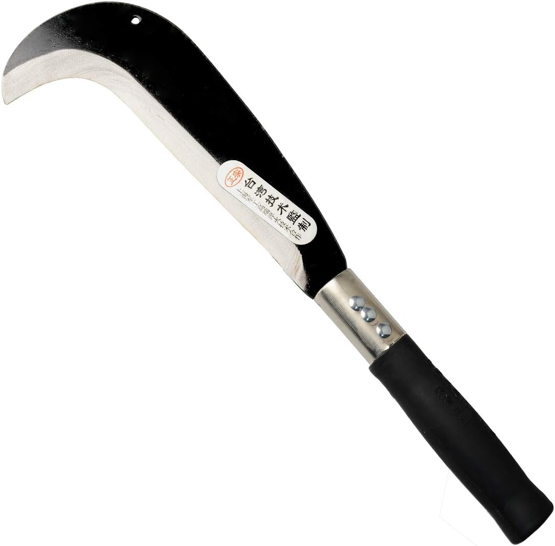 Zelin Machete with Heavy Duty Construction Black Plastic Handle,Ergonomic No-Slip Handle for