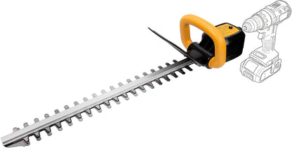 RENYU Portable Hedge Trimmer, 22 Inch Bush Trimmer Drill, 2.5 Inch Cut Capacity for Lawns, Hedges