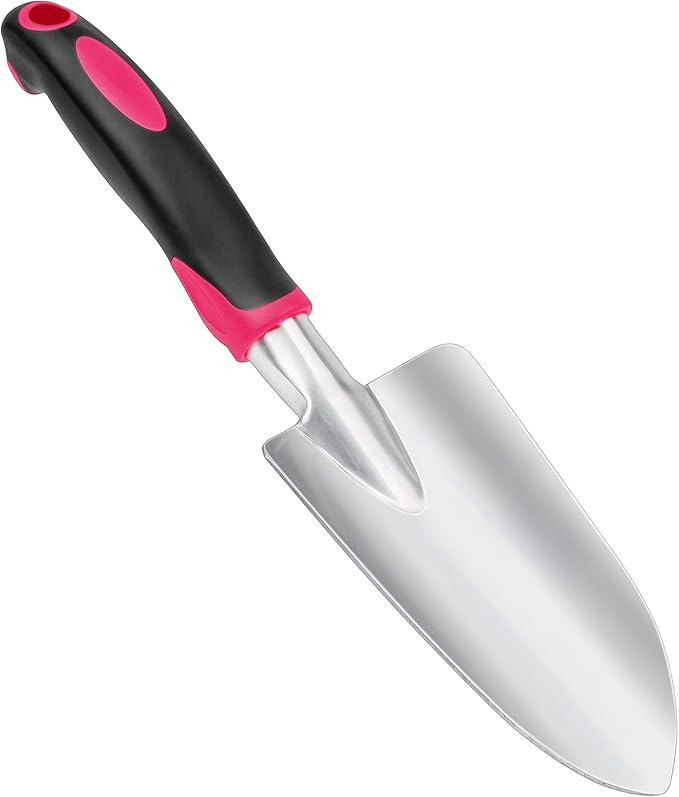 Garden Shovel Hand Garden Trowel, Heavy Duty Gardening Shovel with Ergonomic Handle, Hand Shovel
