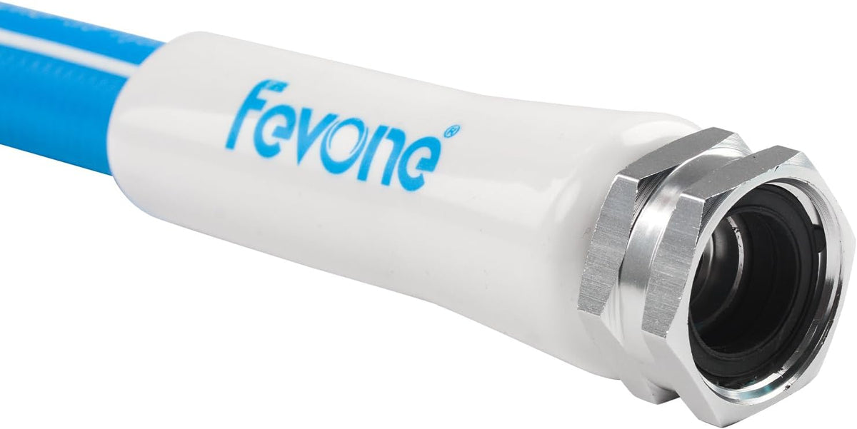 Fevone 3 ft x 5/8" Leader Hose for Hose Reel Connector, 150 PSI Heavy Duty Lead-In Hose with 3/4"