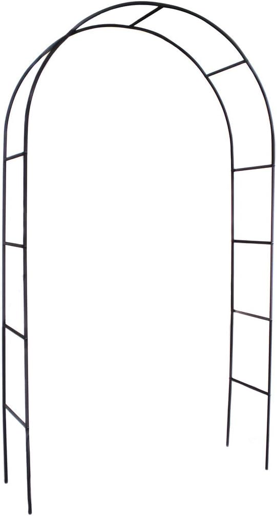 1. GO Steel Garden Arch, 7'8" High x 4'5" Wide, Garden Arbor for Various Climbing Plant, Outdoor