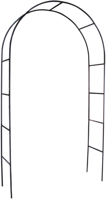1. GO Steel Garden Arch, 7'8" High x 4'5" Wide, Garden Arbor for Various Climbing Plant, Outdoor