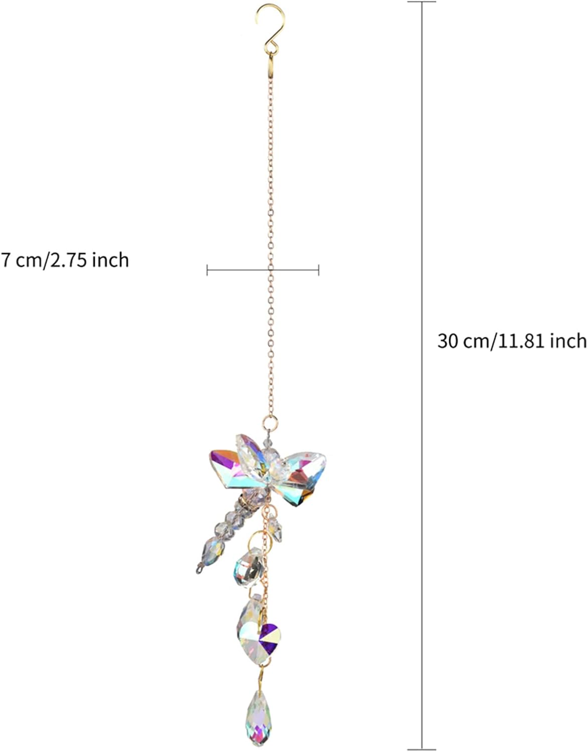 Sun Catchers Indoor Window Hanging Crystal Beads Dragonfly Prism Suncatcher Ornament Rainbow Maker