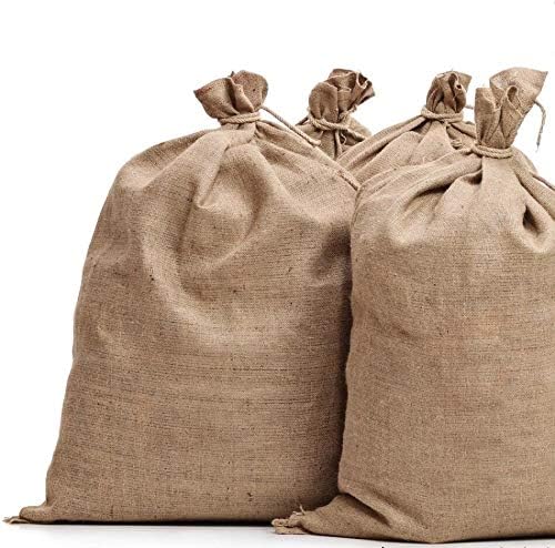 Burlap Bags 22" x 36" - Great for Planting/Gardening - Kids Sack Bag - Plant Covers - Food Grade
